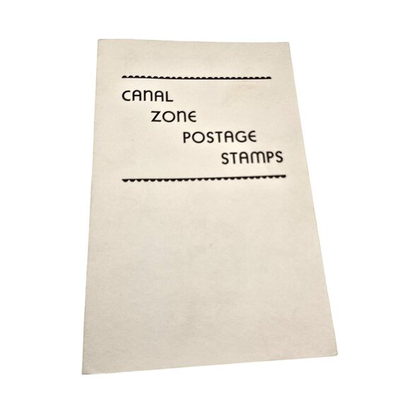 Vintage Canal Zone Postage Stamps Book from Canal Zone Postal Service LI633 - Picture 1 of 6
